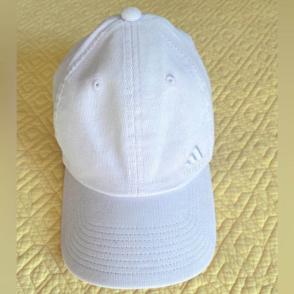 adidas light lilac corduroy hat
